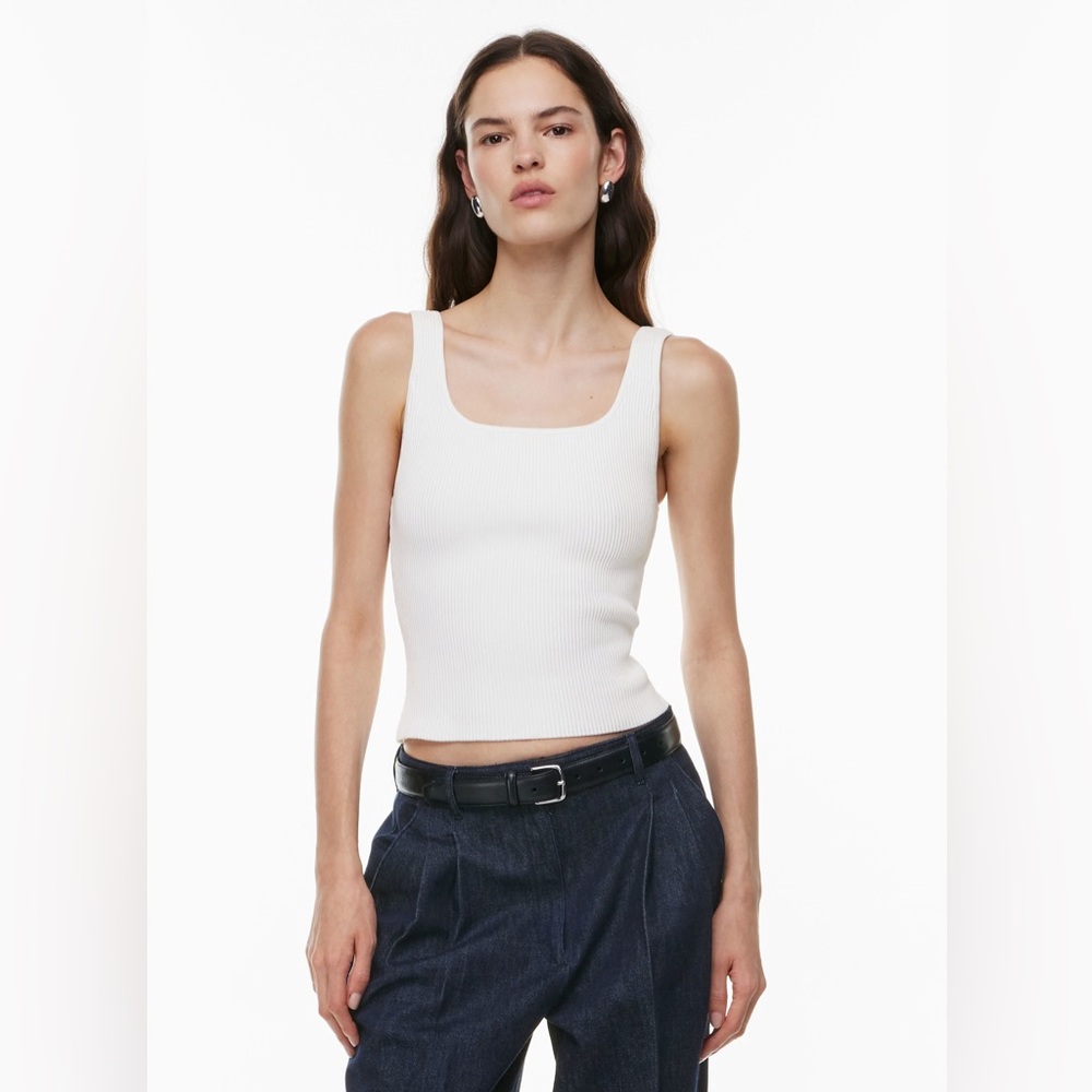 Babton Sculpt Knit Squareneck Tank